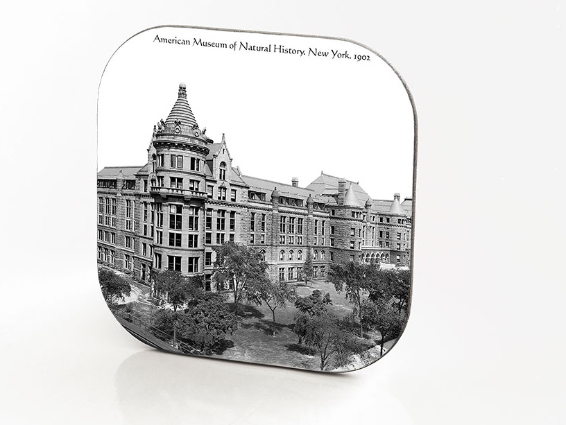 New York Hardboard & Fiberglass Coaster American Museum of Natural History. New York. 1902