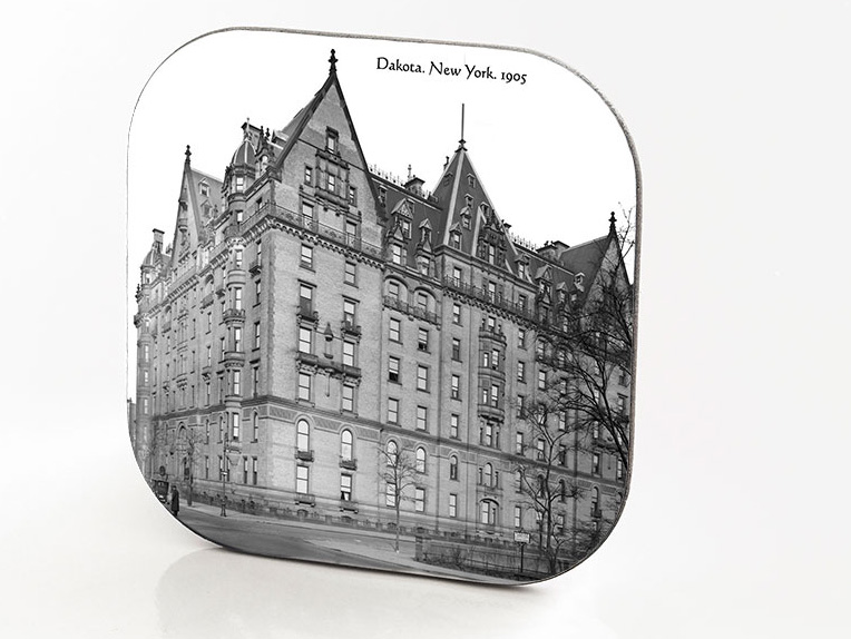 New York Hardboard & Fiberglass Coaster Dakota Building. New York. 1905
