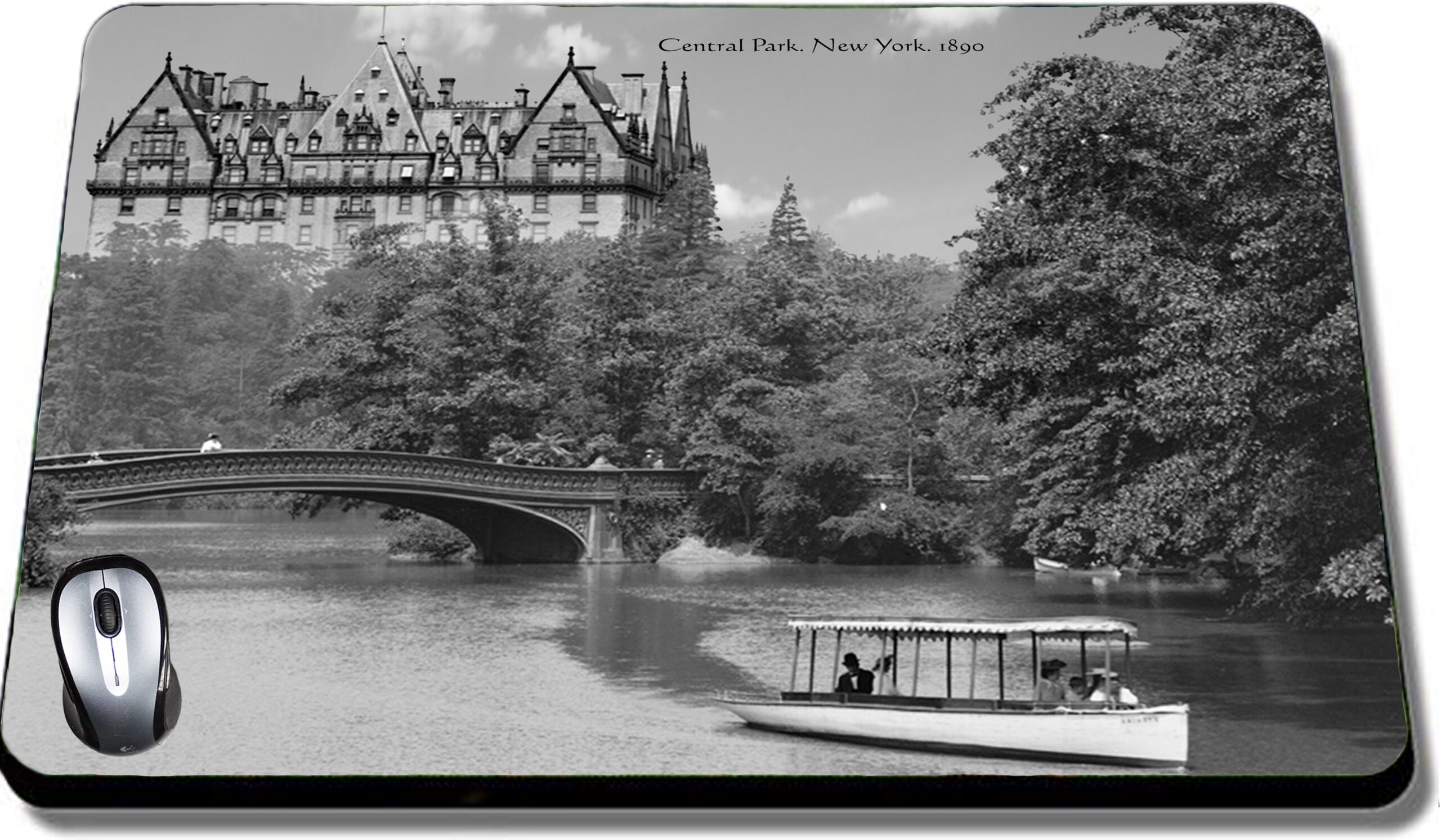 Mouse Pad Central Park & Dakota Building. New York. 1890