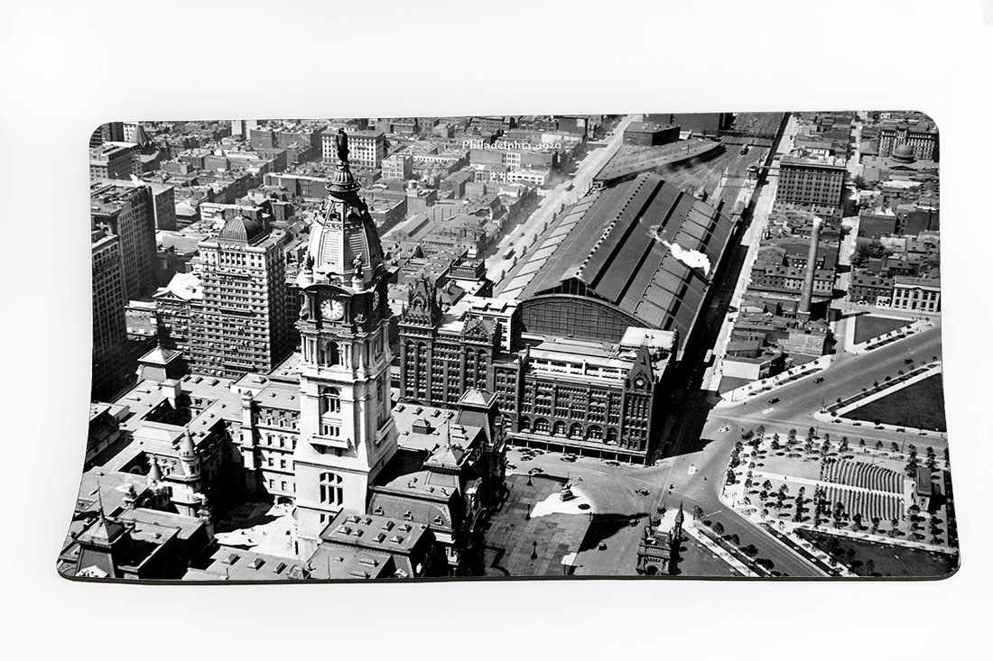 Philadelphia. Placemat. Airview. 1920