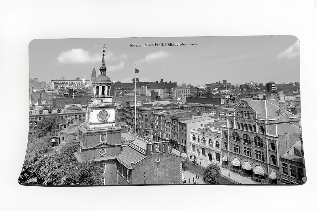 Philadelphia. Placemat. Independence Hall. 1910