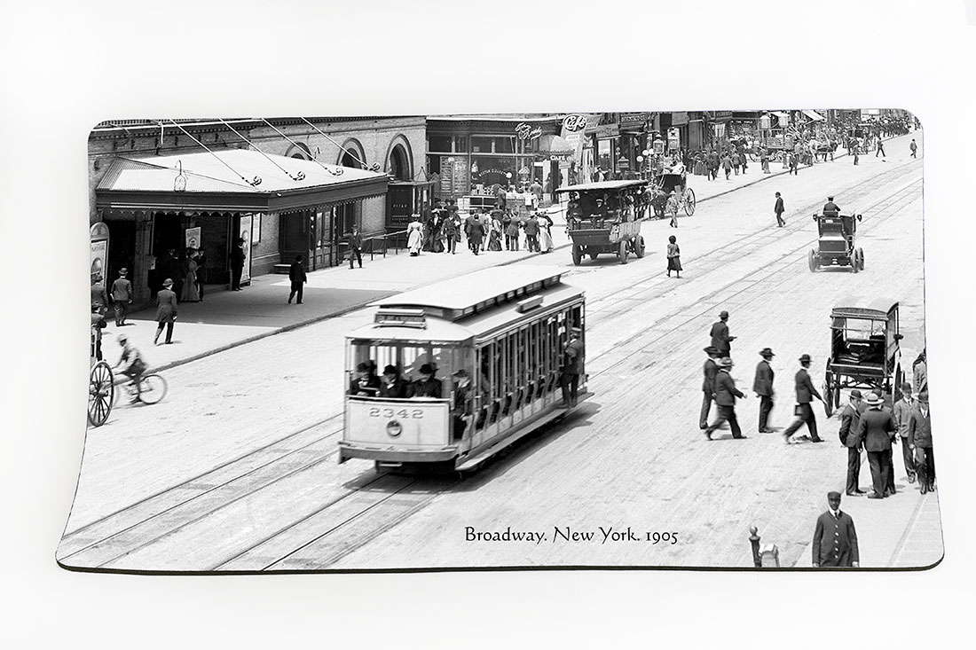 New York Placemat. Broadway & Metropolitan Opera. New York. 1905