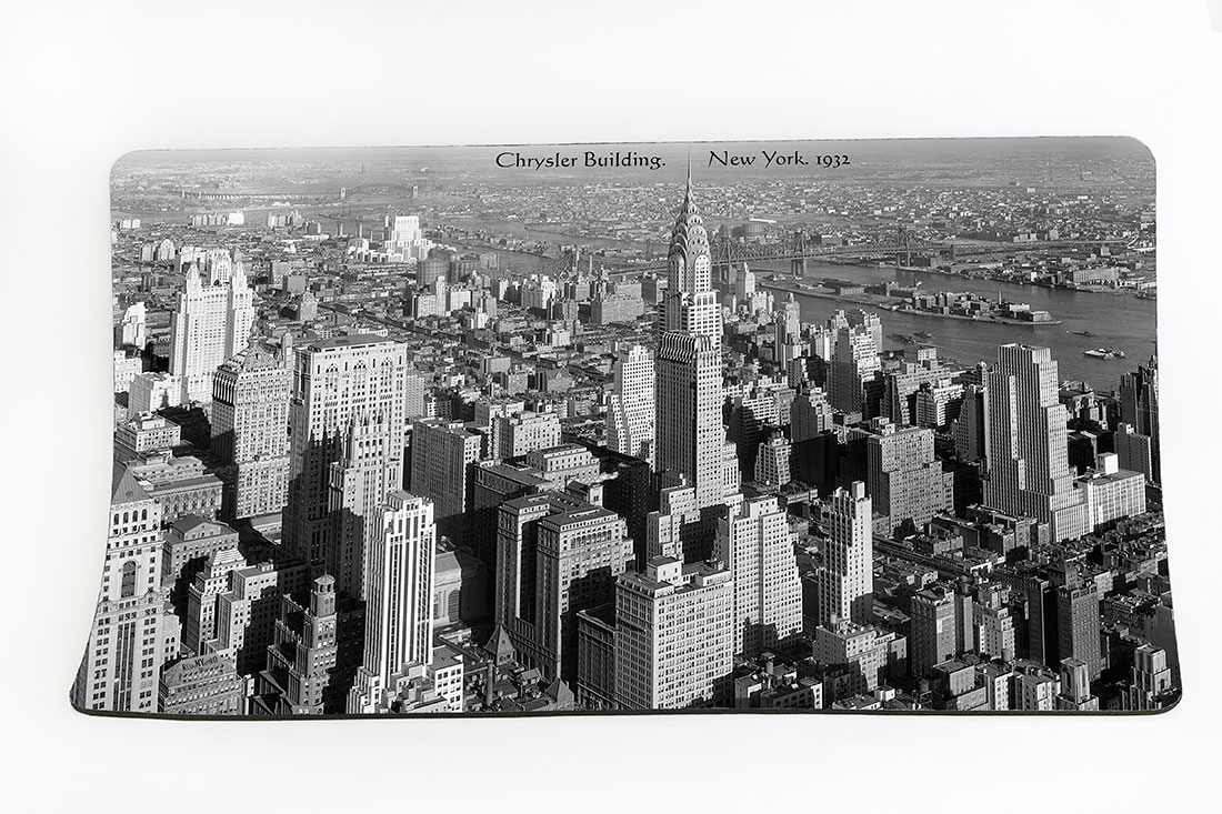 New York Placemat. Chrysler Building. New York. 1932