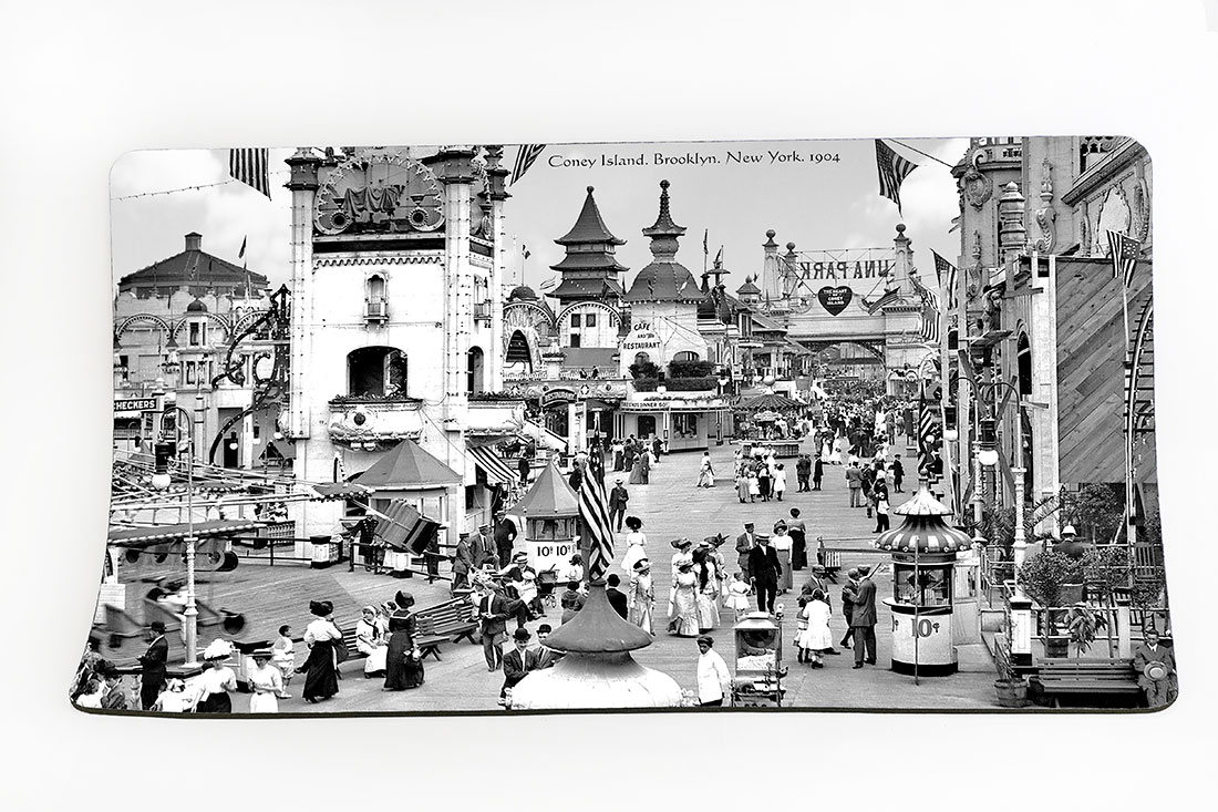 New York Placemat. Brooklyn Coney Island Luna Park. New York. 1904