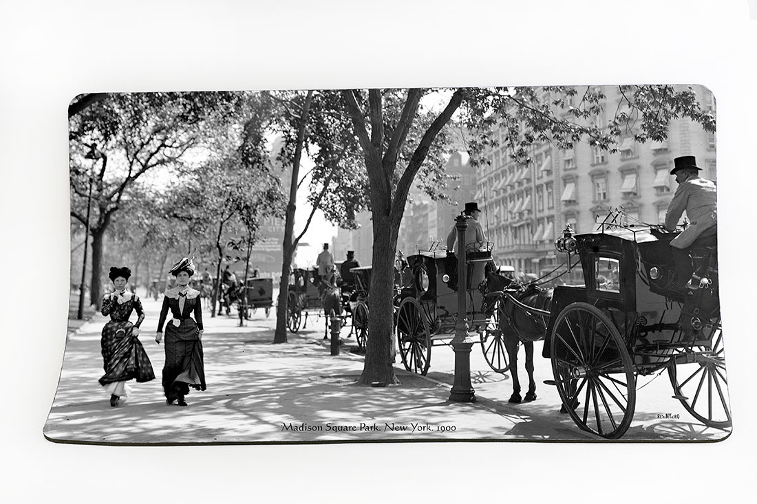 New York Placemat. Madison Square Park. New York. 1900