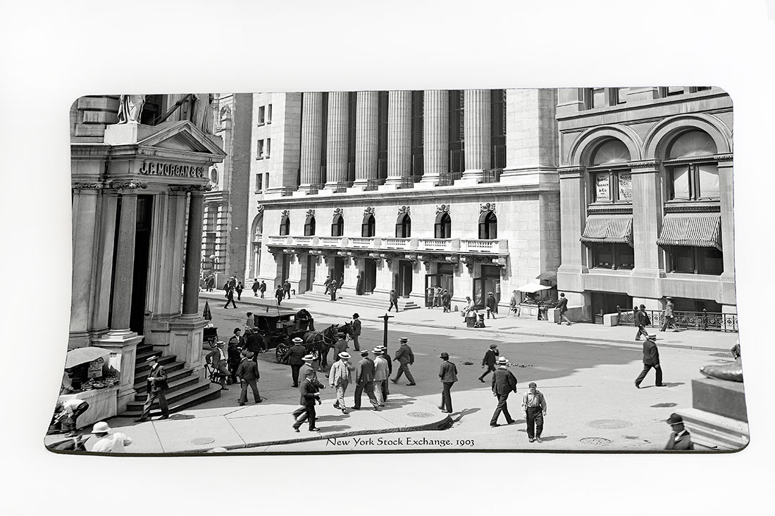 New York Placemat. New York Stock Exchange. 1903