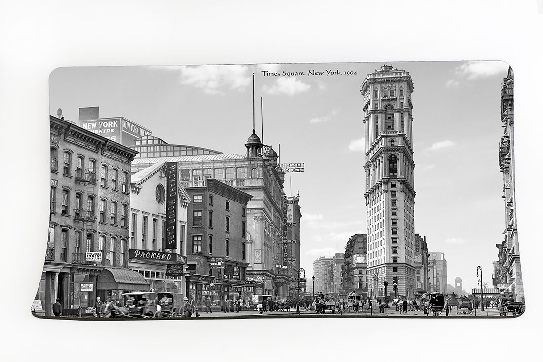 New York Placemat. Times Square. New York. 1904