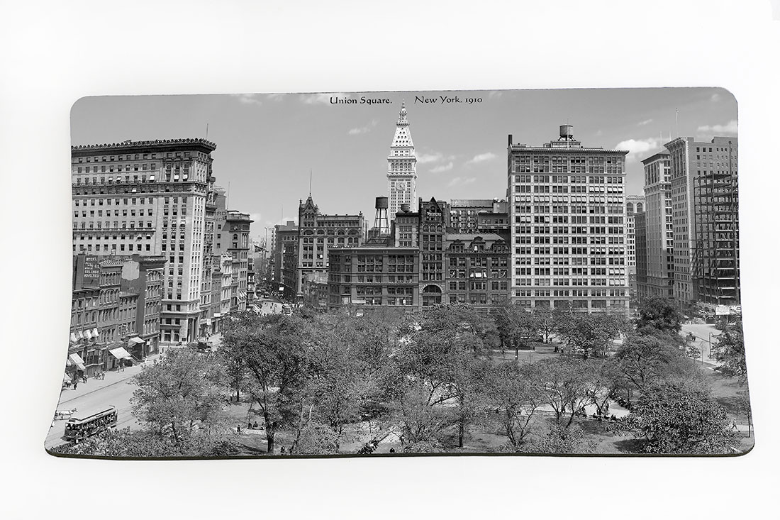 New York Placemat. Union Square. New York. 1910