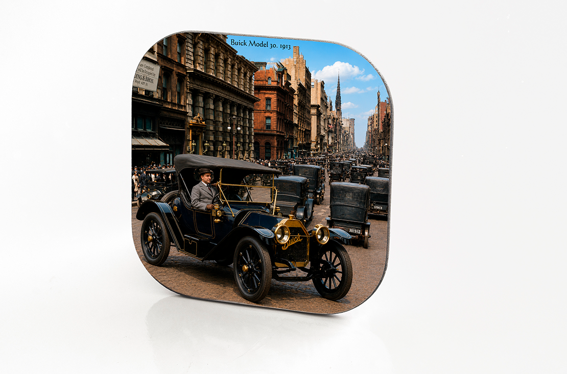 1913 Buick Model 30 Hardboard & Fiberglass Coaster