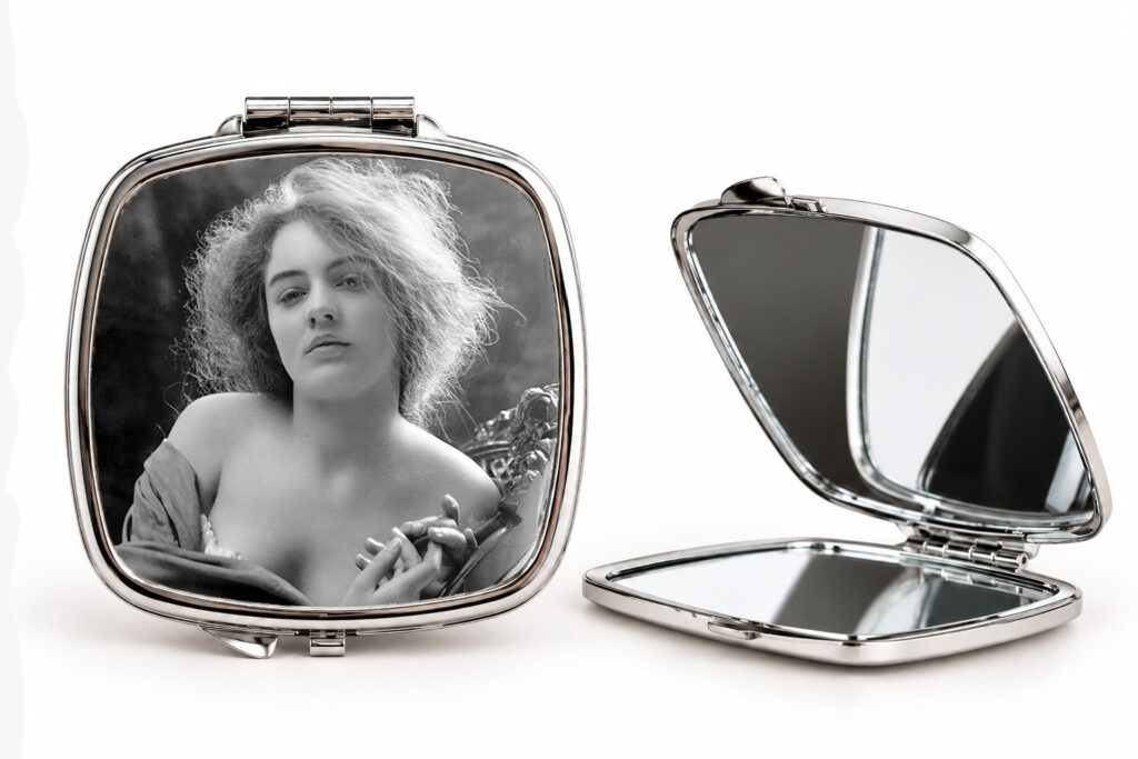 Evelyn Nesbit. New York, 1900 — Compact Mirror